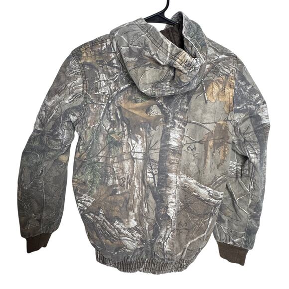 Youth RedHead Silent-Hide Insulated Camo Jacket Realtree Large - Picture 2 of 9